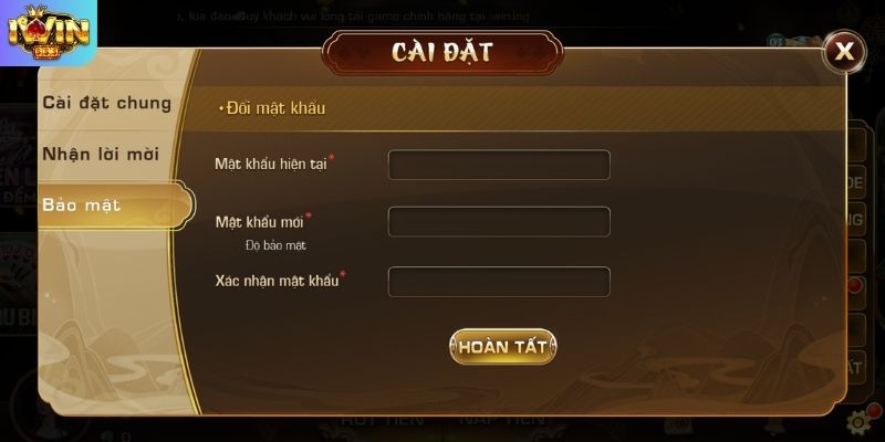Bảo mật tài khoản qua việc tuân thủ điều khoản dịch vụ IWIN